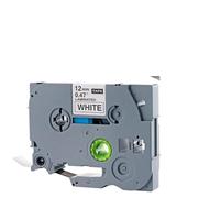 JCxYGAP Cinta de Etiquetas laminada TZE-231 Tze231 12 mm x 8 m Compatible con PT-D210 H110 D220 D410 D600(1PC Black On White)