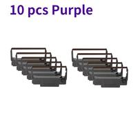 JCxYGAP Cinta de impresión de Tinta Compatible con ERC30 ERC34 ERC38 TM U200 U200A U200B U200D U210B U210D U220 U220A U220B(10 pcs Purple)
