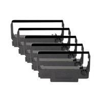 JCxYGAP Cinta de impresión de Tinta Compatible con ERC30 ERC34 ERC38 TM U200 U200A U200B U200D U210B U210D U220 U220A U220B(5 pcs Black)