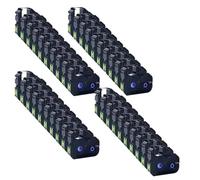 JCxYGAP Impresora 5 10 20 30 40PCS LB-200BK MK-RS100B PT-200BK Compatible con Mk2600 Mk2500 Mk2100 Mk2000 Mk1500 Mk1100 Mark 1 Pro M-11C(LB-200BK 40PCS)