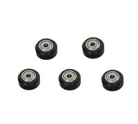 JCxYGAP Poleas de rodamiento para Impresora 3D, 5 uds., compatibles con impresoras Sidewinder X1 y Genius, se Adapta a Varias Placas de polea en Forma de C con Ranura en V