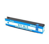JCxYGAP Reemplazo de Cartucho de Tinta Compatible para 970XL 971XL Funciona con OfficeJet Pro X476DW X451DW X576DW X551DW Impresoras(1PCS Cyan)