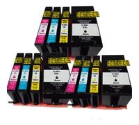 JCxYGAP Reemplazo de la actualización del Cartucho de Tinta para 903 907 Funciona con OfficeJet Pro 6975 6976 6963 6968 6950 6960 6961 Impresoras Alternativa Compatible(12pcs-BKCMY (Big))