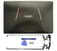 JCxYGAP Reemplazo de la Cubierta Posterior LCD Bisel Frontal y bisagras compatibles con Strix ZX53 ZX53V ZX53VD ZX53VW FX53 GL553 GL553V GL553VD Modelos de computadora portátil GL553V(A Hinges)