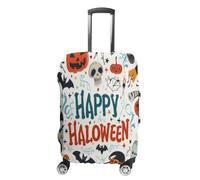 JCZVQPAB Funda de equipaje de calabaza para Halloween, lavable, moderna, elástica, resistente a los arañazos, apta para maletas de 18-32 pulgadas, R2, M(22-24in), Funda para maleta