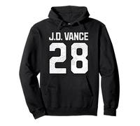 JD Vance 2028 para Presidente Número 28 Vintage Sudadera con Capucha