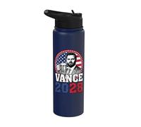 JD Vance 2028 Presidente USA Bandera Campaña Electoral Stainless Steel Insulated Water Bottle