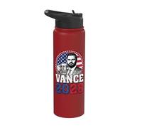 JD Vance 2028 Presidente USA Bandera Campaña Electoral Stainless Steel Insulated Water Bottle