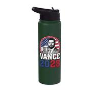 JD Vance 2028 Presidente USA Bandera Campaña Electoral Stainless Steel Insulated Water Bottle