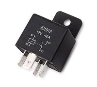JD1912 Relé automotriz de 4 pines 40 A 12 V SPST relé para coche, camión, furgoneta, motocicleta, barco, 1 paquete