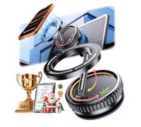 JDBL 8.0 Upgrade for Magsafe Handyhalterung Auto Magnet【Stabilisierung-98% weniger Vibration】【Militar-Titanrahmen-5000x Kratzfest】 Handy Halterung Auto for Magsafe 360° Für iPhone 17 16 15 14