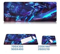 Jdble Alfombrilla De Ratón para Juegos|Tamaño Grande|Alfombrilla De Escritorio|Alfombrilla para Computadora De Anime|Teclado De League of Legends|900X400-5Mm_700X300Mm_ Estilo 12