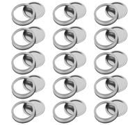 JDCMEI 15 Piezas Temas para Atras Mason, 70mm Tapas para Tarros de Cristal, Dividido Tipo Envasado Frascos Tapas, Tapas Herméticas para Botes Lid para tarros Mason, Tarros de Mermelada