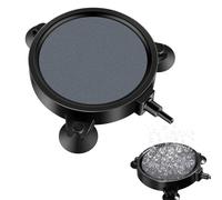 JDCMEI Diffusore di Ossigeno per Acquario, 12cm Difusor de Piedra de Aire de Disco, Difusor de Disco de Burbuja, Tubo Flessibile da 4 mm / 8 mm Collegabile, per Laghetti, Acquari e Acquari