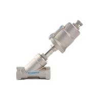 JDF 100S0NC6 - V 3/8 1/2 3/4 1 Angle Seat Valve Stainless Steel 316 With Viton Normally Close valve(SS316 020NC6V 63G3-4)