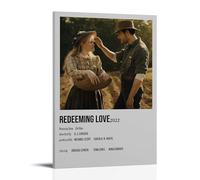 JDfenggu Póster de arte estético de pared con texto en inglés "Redeeming Love" para sala de estar, dormitorio, 20 x 30 cm, estilo marco
