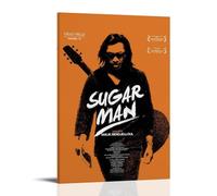 JDfenggu Póster de Searching for Sugar Man, diseño estético de portada de póster para sala de estar, dormitorio, 60 x 90 cm, estilo marco