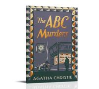JDfenggu Póster de The ABC Murders para pared, diseño estético de portada, para sala de estar, dormitorio, 30 x 45 cm, estilo marco