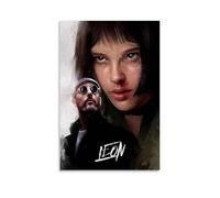 JDHUOXIAO Léon The Professional - Póster de pared estético para sala de estar, dormitorio, 30 x 45 cm, estilo sin marco