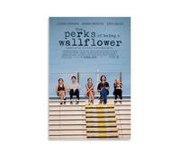 JDHUOXIAO Póster artístico de pared con diseño estético de The Perks of Being A Wallflower, para sala de estar, dormitorio, 50 x 75 cm, estilo sin marco