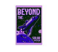 JDHUOXIAO Póster de Beyond The Solar System para pared, diseño estético, para sala de estar, dormitorio, 40 x 60 cm, estilo sin marco