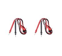JDIEOQA Kit de cables de prueba de muestra de multímetro digital universal de 1000 V, 2 sondas multímetros universales para probador de plomo de voltímetro