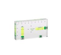 JDIEOQA - Nivel de burbuja multifunción transparente tipo T con escala magnética 95 x 51 x 13 mm