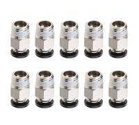 JDIEOQA Piezas de impresora Conector rápido neumático PC4 01 M10 para tubo de PTFE de 1,75 mm Bowden Extrusora Hotend J Head Conector de ajuste rápido