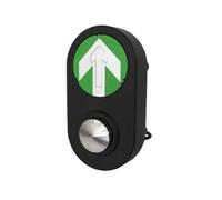 JDKMNE Botón Pulsador de Señal Tráfico con Flecha Guía para Cruce de Caminos Botón Pulsador de luz LED para Peatones Sistema de Control Luz Señal Tráfico LED