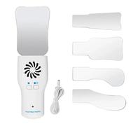 JDKMNE Juego de Espejos Dentales Antiniebla con Luz LED, Espejos Reflectores de Ortodoncia, Espejos de Fotografía Intraorales de Acero Inoxidable