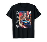 JDM Japón Mercado Nacional Carreras Coche Tokio Street Anime Estilo Camiseta