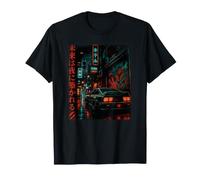 JDM Japonés Night Street Car Neon City Style Camiseta