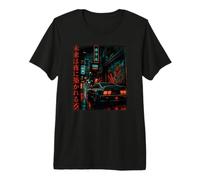 JDM Japonés Night Street Car Neon City Style Camiseta Premium