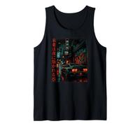 JDM Japonés Night Street Car Neon City Style Camiseta sin Mangas