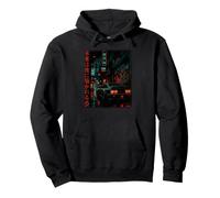 JDM Japonés Night Street Car Neon City Style Sudadera con Capucha