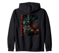 JDM Japonés Night Street Car Neon City Style Sudadera con Capucha