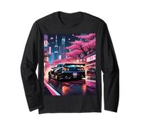JDM Legend Drift Race Tuned Car Tokio Skyline Sakura Blossom Manga Larga