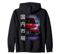 JDM Legend Drift Racing Car Mercado Nacional de Japón (en la Parte Trasera) Sudadera con Capucha