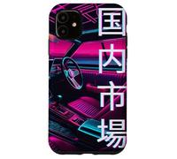 JDM Race Car 80s y 90s Synthwave Estética Interior Regalo Carcasa para iPhone 11