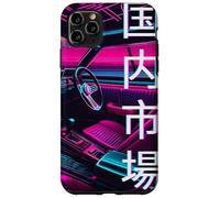 JDM Race Car 80s y 90s Synthwave Estética Interior Regalo Carcasa para iPhone 11 Pro MAX