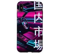 JDM Race Car 80s y 90s Synthwave Estética Interior Regalo Carcasa para iPhone XS MAX