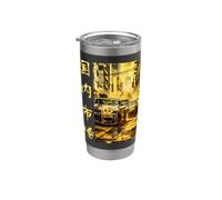 JDM Racing Tuning Coches Motorsport Legends Tokyo Street Vaso térmico de acero inoxidable de doble pared
