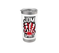 JDM Spirit Soul Kanji - Sol Naciente Vintage Design Vaso térmico de acero inoxidable de doble pared