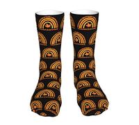 JDNFDR Happy Thanksgiving Turkey Socks for Men Women Casual Short Socks Sport Socks Comfort Tube Socks, Feliz Día de Acción de Gracias 01, Altoa única