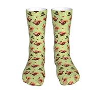 JDNFDR Happy Thanksgiving Turkey Socks for Men Women Casual Short Socks Sport Socks Comfort Tube Socks, Happy Thanksgiving Turkey 01, Altoa única