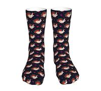 JDNFDR Happy Thanksgiving Turkey Socks for Men Women Casual Short Socks Sport Socks Comfort Tube Socks, Happy Thanksgiving Turkey Nut, Altoa única