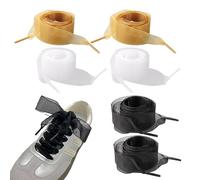 JDNFKG 3 Pares Con Una Puerta De Nieve Fija, Reemplazo De Zapatos, Cordones Y Accesorios Simples Y Versátiles Para La Decoración De Calzado De Las Mujeres.