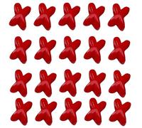 JDNH 10 cuentas espaciadoras en forma de X con agujero de 2 mm, acrílico colorido para llavero, bolsa, pulseras, joyería, separador pintado en forma de X