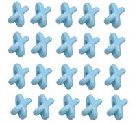 JDNH 10 cuentas espaciadoras en forma de X con agujero de 2 mm, acrílico colorido para llavero, bolsa, pulseras, joyería, separador pintado en forma de X