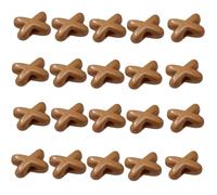 JDNH 10 cuentas espaciadoras en forma de X con agujero de 2 mm, acrílico colorido para llavero, bolsa, pulseras, joyería, separador pintado en forma de X